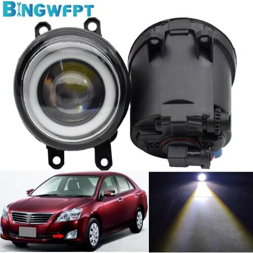 BINGWFPT For Toyota Premio T260 2011 2012 2013 2014 2015 2016 Angel Eye Fog Light Daytime Running Light Car LED H11 12V