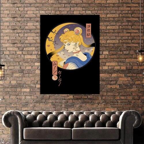 Home Decor Canvas Printed Japanese Anime Characters Poster Painting Modern Wall Art HD Pictures Living Room Modular No Framed