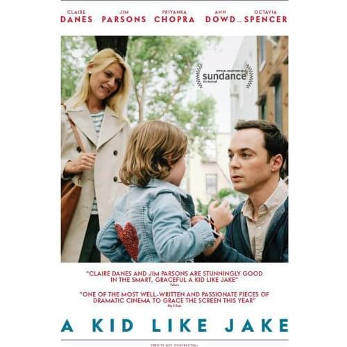 A Kid Like Jake MOVIE Picture Art Film Print Silk Poster for Your Home Wall Decor 24x36inch
