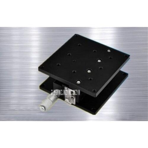 LZ90 Optical High-precision Fine-tune Trimming Mobile Slide Platform Lift Table Z Axis LZ-90 (90*90mm) 49N (5kgf) 10mm Stroke