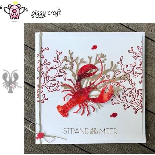 Piggy Craft metal cutting dies cut die mold 2019 Lobster decoration Scrapbook paper craft knife mould blade punch stencils dies