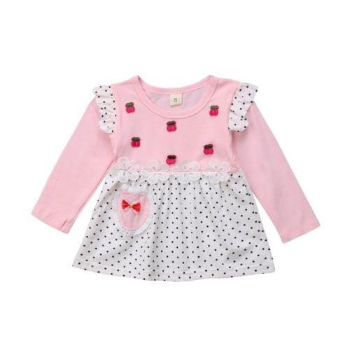 Cute Toddler Baby Girls Dress Princess Party Pageant Dresses Kids Clothes Size 0-24M