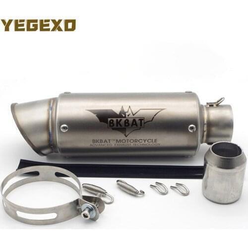 Moto exhaust pipe FOR f900xr z1000sx nmax 125 msx125 duke 390 xj6 trk 502x gsr 750 cbr1000rr fz1 r1250gs benelli 752s mt 125