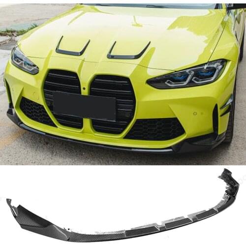 For New BMW M3/M4 Latest 2021 Modified Appearance Modification Accessories Real Carbon Fiber Front Lip Chin Spoiler
