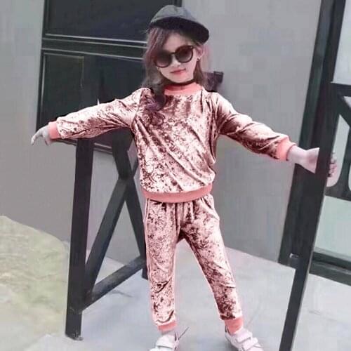 Baby Girl Clothes Children Clothing Set Boy Long Sleeve Tops+Pant Spring Winter Children Casual Sport Suit Conjunto Menina Roupa