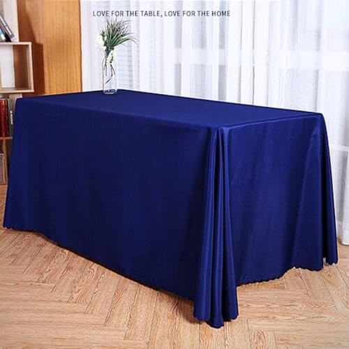 Solid color rectangle Hotel business meeting Tablecloth Waterproof Oilproof kitchen dining Table colth Cover Mat washable