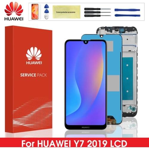 Original 6.26'' LCD For Huawei Y7 2019 LCD Display Touch Screen with Frame Replacment For Huawei Y7 Prime 2019 LCD Sceen Display