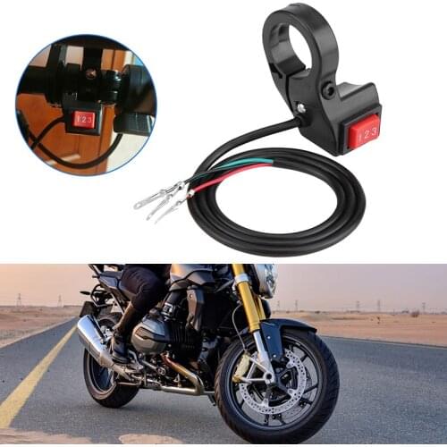 Motorcycle Handlebar Switches 3 Speed Module Switch Scooter Electric Bike E-bike Speed Shift Switch For 22mm Diameter Headlebar