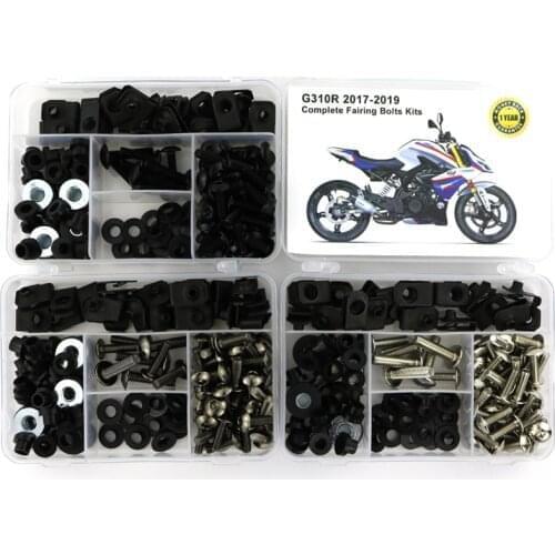 Fit For BMW G310R 2017 2018 2019 Motorcycle Complete Full Fairing Kit Fairing Clips Nut Steel Screws Washer Fenstener