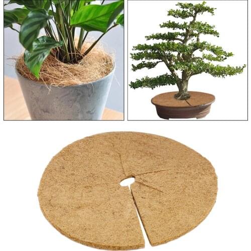 Plants Cover Potted Plants Winter Protection Coconut Mulch Cover Mulch Disc Weed Control Plant Cover Coir Mat For Gardening