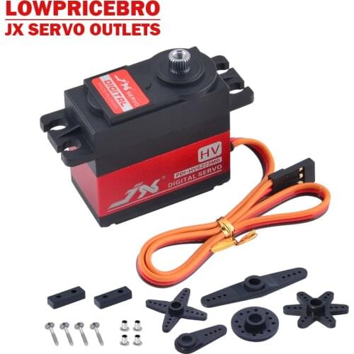 JX PDI-HV6223MG 8.4V 23KG 0.16 sec Metal Gear Middle Aluminum Digital Standard Servo for 1/8 1/10 RC Car Robot Airplane