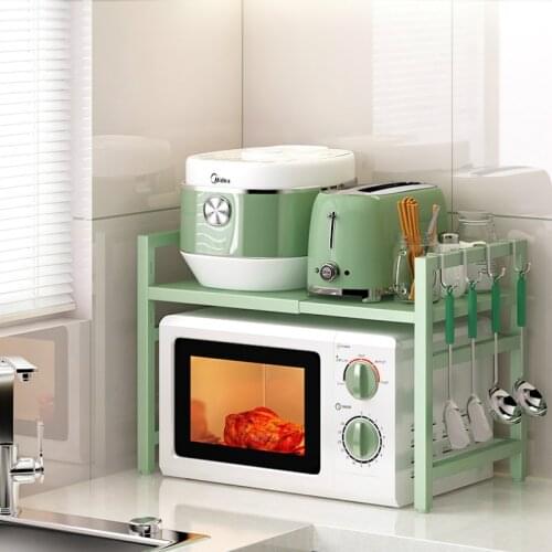 Iron Kitchen Storage Rack Closet Desktop Spice Simple Pot Multi Layer Storage Rack Dish Akcesoria Kuchenne Home Products DG50SR