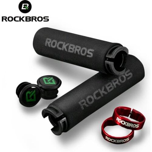 ROCKBROS Bicycle Grips MTB Handle Grip Handlebar cover Silicone bike grips Cycling Handlebar Ultraight Bike Accessories
