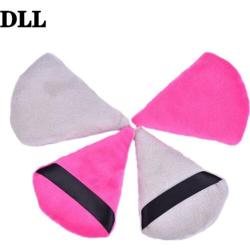 Beauty Sponge Bigger In Wet Foundation Makeup Puff Tools Triangle Velvet Powder Cosmetic Puff Mini 2PCS