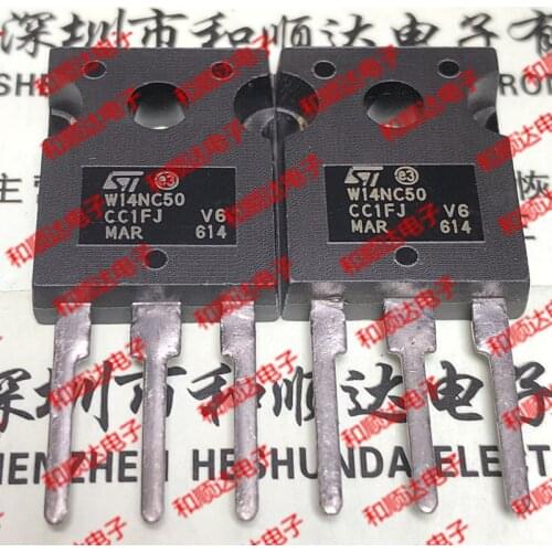 10pcs/lot W14NC50 STW14NC50 New stock TO-247 500V 14A