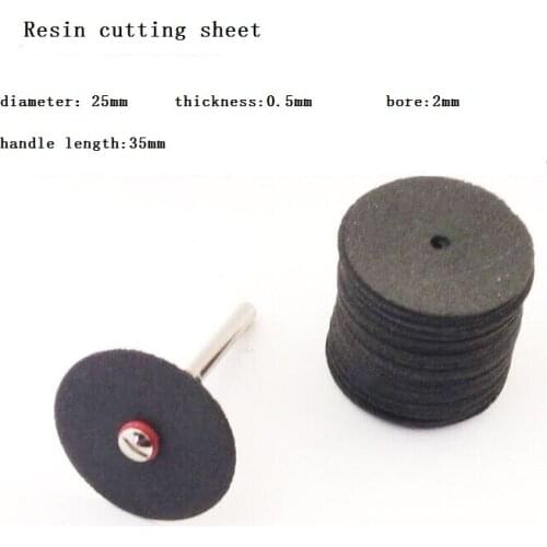 36pcs 25mm dremel accessories resin grinding wheel saw mini circular saw cutting disc dremel rotary resin tool disc for metal