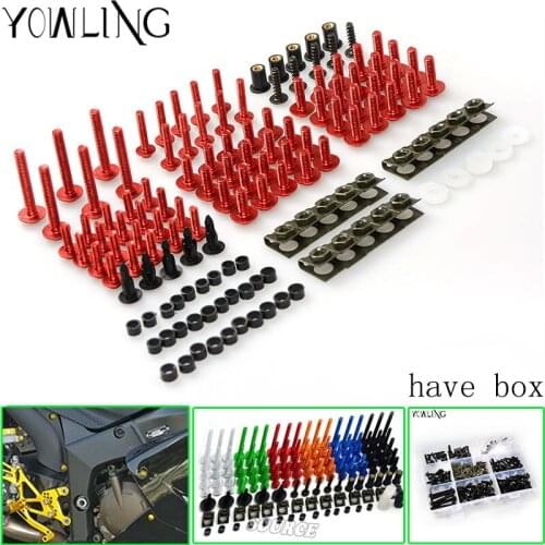 76 PCS For Ducati 848 1098 2007-2010 Moto Fairing Bolt Screw Fastener Nut Washer For Ducati 848 1098 1198 2007 2008 2009 2010