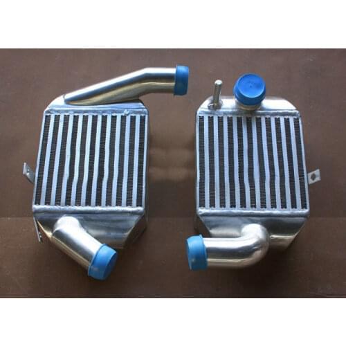 90mm Front Side Mount Intercooler Aluminum FOR 1997-2002 AUDI A4 B5 S4 RS4, 2001-2005 Audi Allroad A6 C5 2.7L V6 30V BI-TURBO