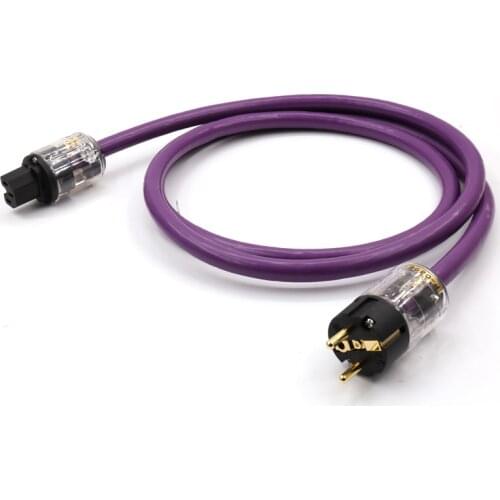 Acrolink ac-313cu OFC audio HiFi AC Power cable with Gold plated P-029E/C-029 EU schuko connctor plug