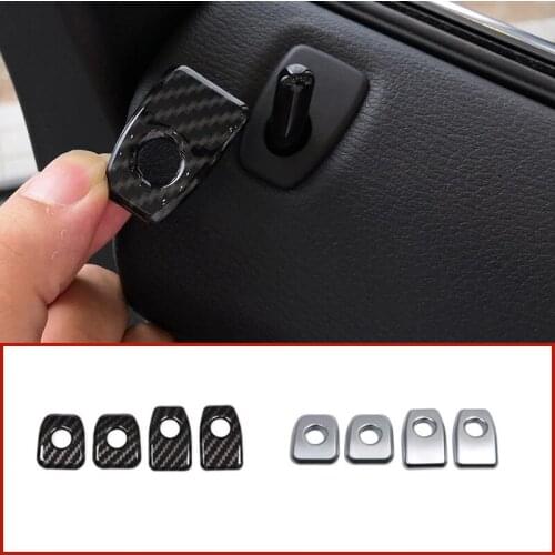 Car Doors Latch Lifter Door Pin Sequins For BMW X5 F15 X6 F16 2014-2018 Interior Door Lock Bolt Decoration Covers Accessories