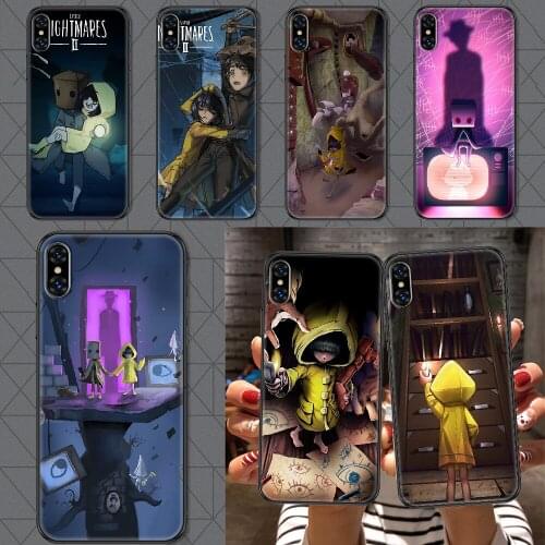 Little Nightmares 2 Phone Case Cover Hull For iphone 5 5s se 2 6 6s 7 8 12 mini plus X XS XR 11 PRO MAX black painting