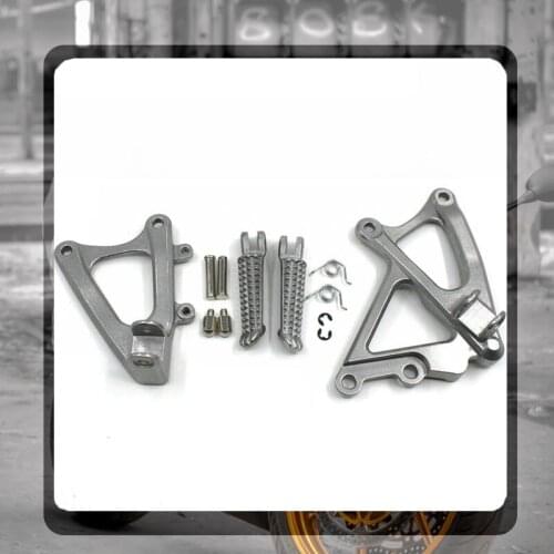 For YAMAHA YZF R1 YZFR1 2009 2010 2011 Motorcycle Accessories Footrest Front Foot Pegs Pedals Rest Footpegs Bracket