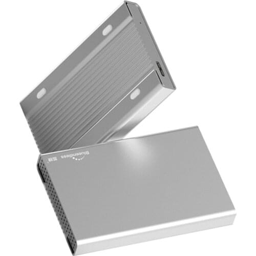 Blueendless 2020 Silver HDD Sata to USB 3.0 Hard Disk Enclosure Aluminum 2.5' Caddy Case for Desktop External Hard Drive&30