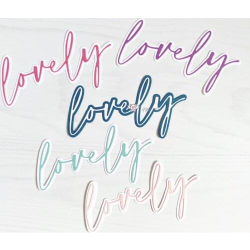 Mmao Crafts Metal Steel Cutting Dies New Six Letter decoration Stencil For DIY Scrapbooking Paper/photo Cards Embossing Dies