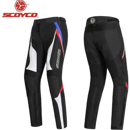 New Summer meash SCOYCO motorcycle pants equipment moto motocross trousers with CE knee EVA hip pad M L XL 2XL 3XL