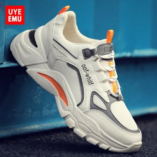 UYEEMU Mens Shoes 2021 New Trend Summer Breathable Sports And Leisure All-Match Thin Section Old Running Shoes Size 39-44 #A226