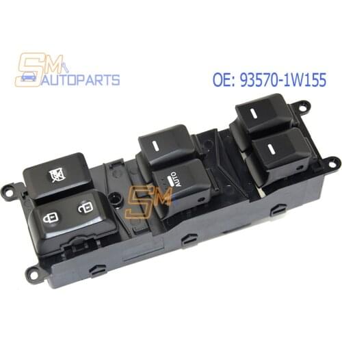 New Front Left Car Electric Power Window Switch For Hyundai Kia Rio Pride 2012-2015 93570-1W155 935701W155