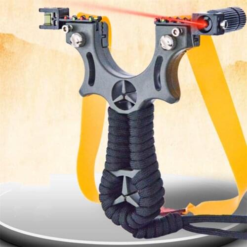 New Resin Slingshot Laser Infrared Level Meter Screw Spring Fast Pressure Design Suitable for Novice Slingshot Outdoor Shooting