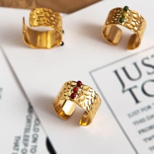 Adjustable Stainless Steel Ring Anillo Ringen Anillos Mujer Women Rings Bague Couple Matching Jewlery Engagement Fashion Gifts