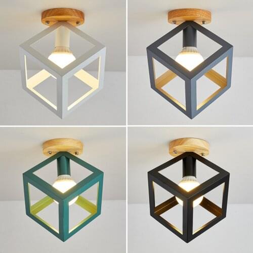 Nordic Macaron Aisle Ceiling Lights Simple Modern Balcony Entrance Hallway Cloakroom Creative Many Lustre Corridor Lamp Lighting