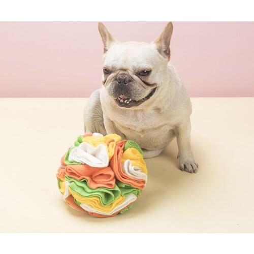 Pet sniffing pad upgrade dogs sniffing ball pet folding toys snacks