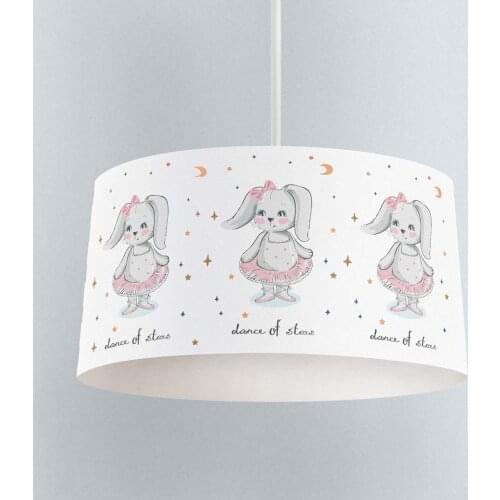 Lamp For Kids Bedrooms Light Chandelier for Living Room Childrens Room White Ballerina Rabbit Dance Model 242