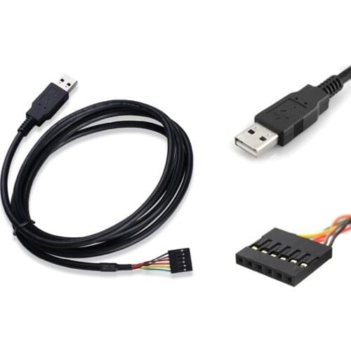 TTL-232R-3V3 USB to TTL Serial Cable Adapter FTDI Chipset FT232 USB to 3.3v 5v TTL UART Serial RS232 Download Cable