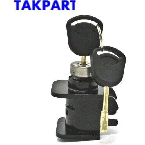TAKPART Bonnet Hood Lock Latch Cylinder with 2 Keys for Ford Transit MK6 2000-2006 4124287 Auto Parts