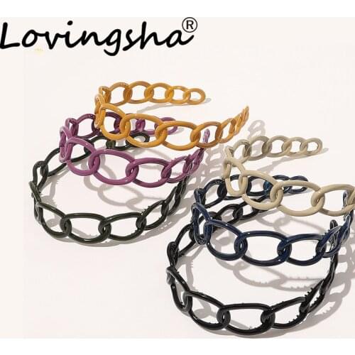 LOVINGSHA Hollow Out Womens Headband Twist Ladies Hairband Ladies Tie Girl Headwrap Hair Band Hoop FC256