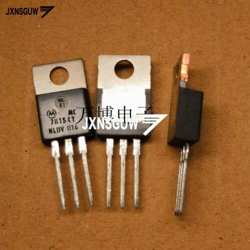 10PCS Original MOT MC7815CT TO-220 Transistor 7815CT Audio Power Amplifier MC7815CT Triode 15V Old version thick substrate type