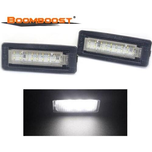 2x/2PCS Fit For Benz Smart fortwo coupe/carossblade/Cabriolet 18SMD Car Led Number License plate Lamp LED License plate light