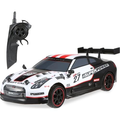80019 RC Drift Car 1/14 RC Car 2.4GHz 4WD 35km/h RC Racing Car High Speed with Light Two Types Tires Kids Gift RTR