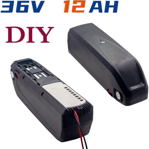 DIY Electric Bike Battery Hailong Shark Box 18650 Battery Pack 10S6P 36V 12Ah Power Bike Off-Road Bike Lithium Battery