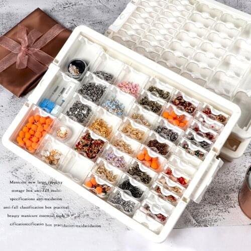 Japanese Style 42/50/78Gird Rhinestones Container 5D Diamond Painting Tools Embroidery Accessories Jewelry Storage Box Case Gift