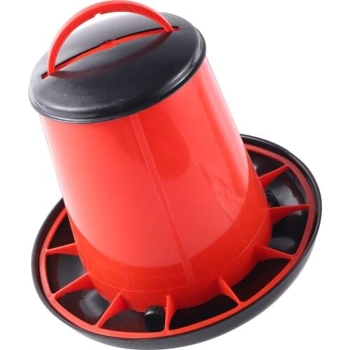 Animal farm Farming Automatic Plastic Poultry Feeder and Raising Bird Chickens Ducks Quail Equipment Usable weight 3kg 1Pc