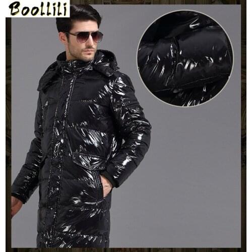 Boollili 2020 Mens Down Jacket Plus Size Long Winter Jacket Men Thick Warm Windbreaker In Jackets Duck Down Coat for Men