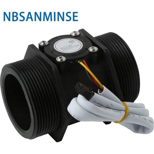 SMF-DN50 2 Inch 5-24V 10-300L/min Water flow sensor Petrochemical water plant agricultural garden irrigation NBSANMINSE
