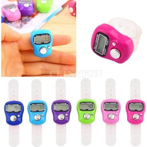 DHL 500PCS Stitch Marker And Row Finger Counter LCD Electronic Digital Tally Counter Hot ( Not Include Retail Boxes )