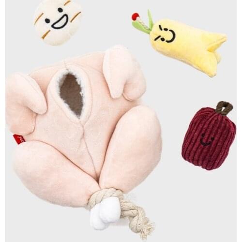 Ins Explosive Korean Sam Chicken Soup Sounding Dog Hidden Food Toys Pet Sounding Sniffing Toys