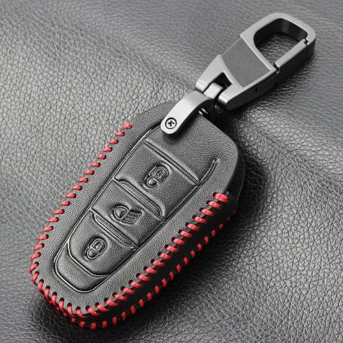 Leather Key Case Fob Remote Cover For Citroen C1 C2 C3 C4 C5 DS3 DS4 Picasso Xsara For Peugeot 107 206 308 307 3008 5008 Expert